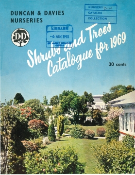 Duncan and Davies, Shrubs and Trees Catalogue, 1969