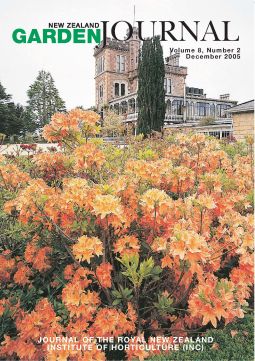 Front Cover: Azaleas in full flower at Larnach Castle during spring. Image courtesy Margaret and Sophie Barker.