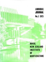 RNZIH Annual Journal 1973 No.1