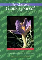 NZ Garden Journal 1996 Vol.1 No.1