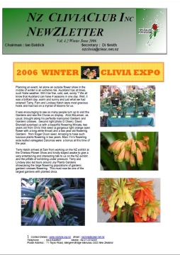 Clivia Newsletter Winter 2006
