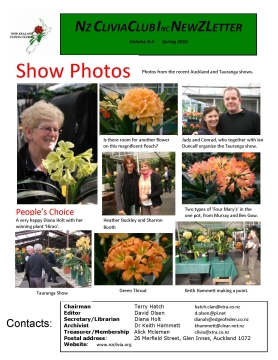 Clivia Newsletter Spring 2010