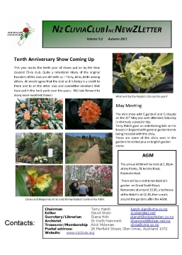 Clivia Newsletter Autumn 2011